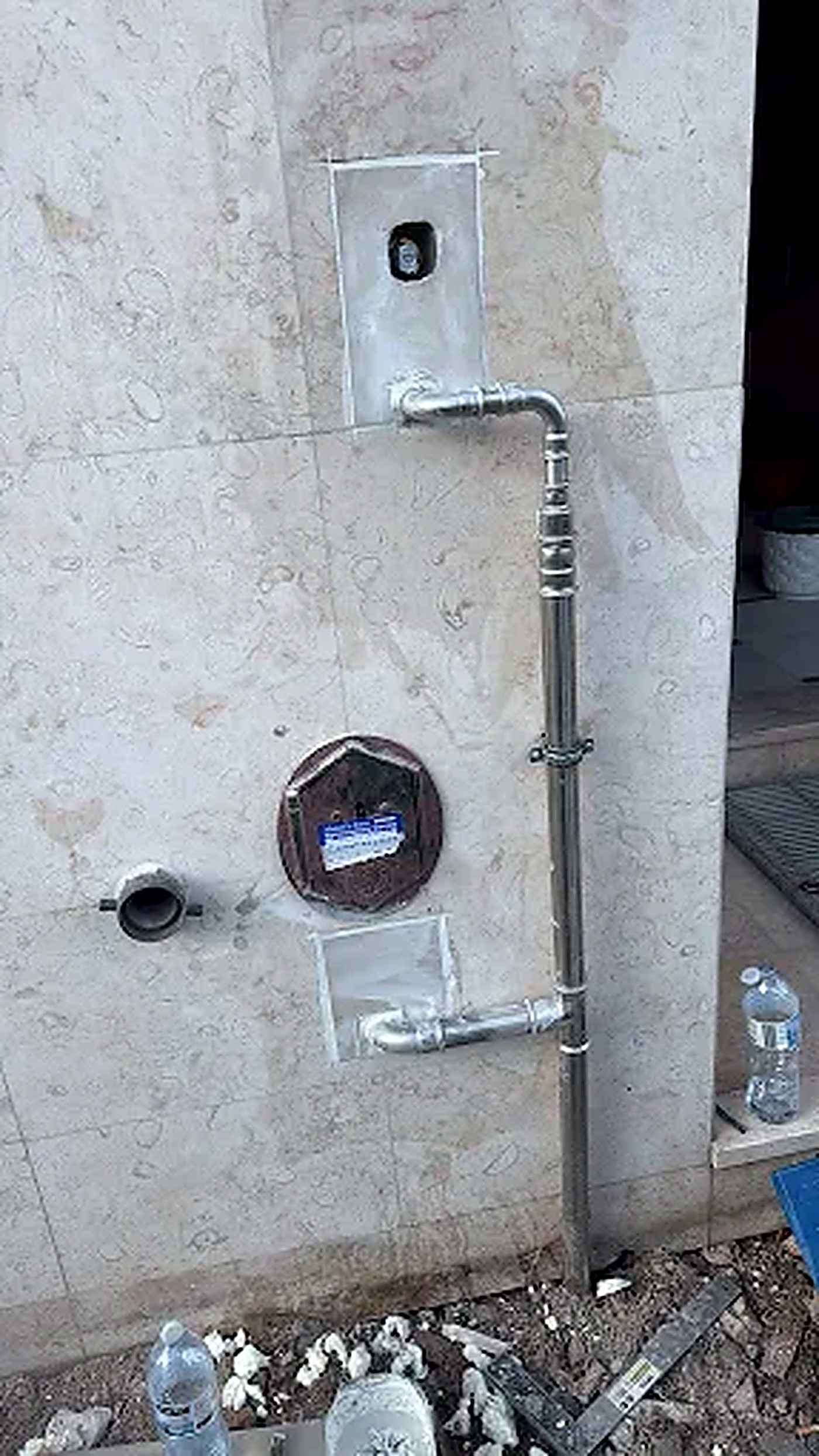 Instalação técnica de canalização em inox executada pela Tectubos